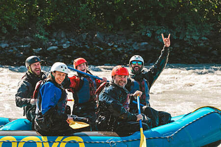 NOVA Alaska Guides Matanuska River Whitewater Rafting