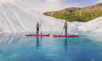 Paddleboarding Outbound Heli Adventures alaskaglacierpaddleboarding 3