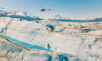 Alaskaiceclimbingwithoutboundhelicopter 16 Skye Hostetler Winter Outbound Helialaska org