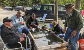 Roadside gemstone mining Gold Panning 17