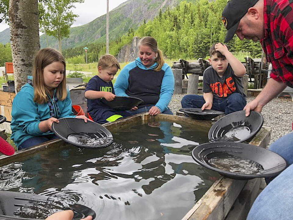 Roadside gemstone mining Gold Panning 26