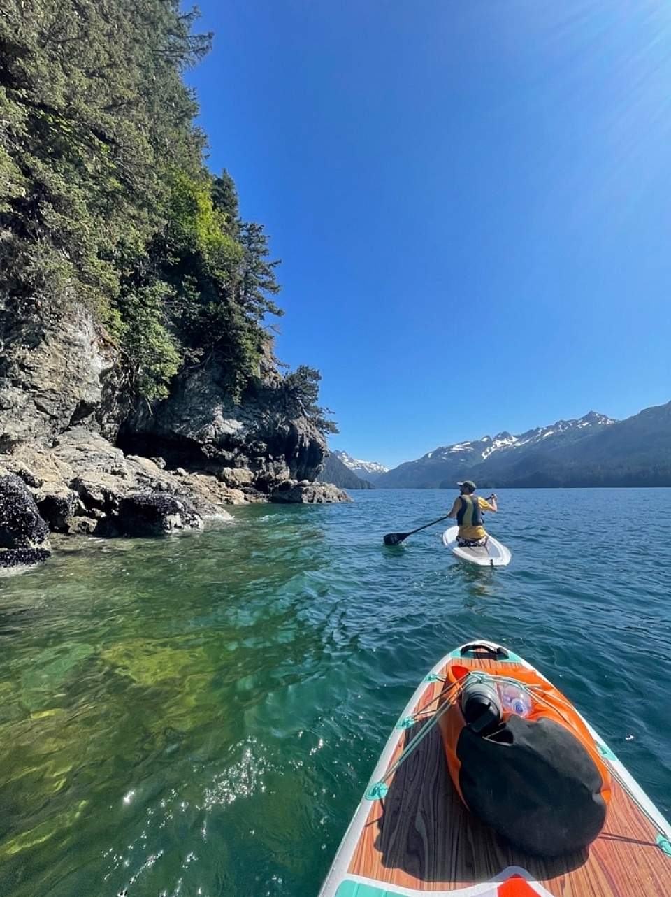 Explore the waters of Kachemak Bay on a stand up paddleboard.