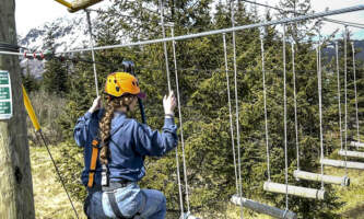 Seward Adventure Park Adventure and ropes course Tanya Lazarova