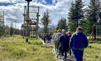 Seward Adventure Park Adventure oark school group Tanya Lazarova