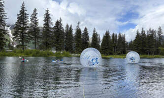 Seward Adventure Park Zorbing Tanya