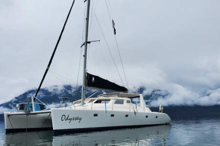 Sailing Lake Clark