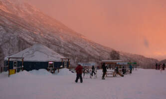 Sunset yurt Kara Stenberg