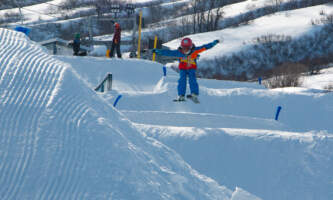 Terrain park kid Kara Stenberg