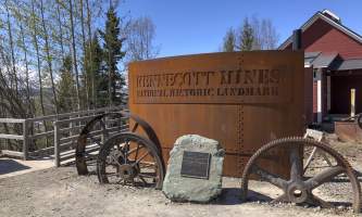 Kennecott Mine National Historic Landmark sign Anya Voskresensky