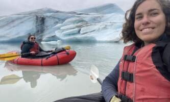 St Elias Alpine Guides Packrafting at Nizina Lake