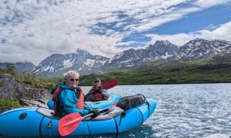 St Elias Alpine Guides Packrafting in Tebay Lake