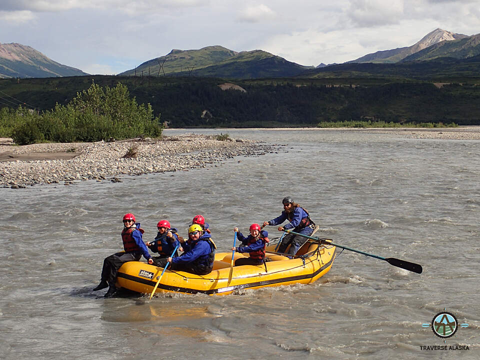 Traverse Alaska water-based activities place you on pristine and scenic rivers in the Denali area