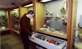 UAF Museum of the North uamn exhibit handson drawers2019