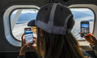 Taku Glacier Ldg Wings Airways CM i Phone Two Window Holly