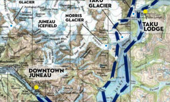 Taku Glacier Ldg Wings Airways WINGS Map R5 Holly