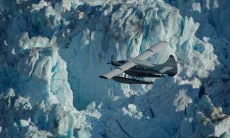 Wings airways taku glacier lodge Deep Crevasses