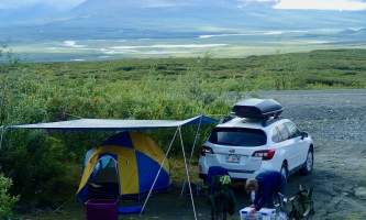 MILE 37 Car camping on Maclaren Summit