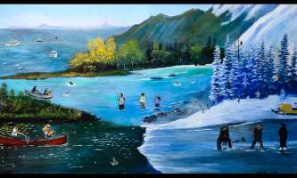 All In A Great Weekend Mural 4 alaska untitled