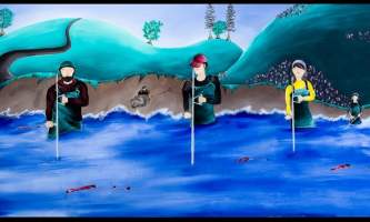 Kenai Shuffle Mural 3 alaska untitled
