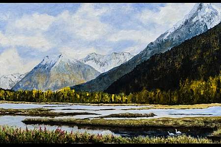 “Tern Lake, Crossroads of the Kenai Peninsula” by Scott Sherritt