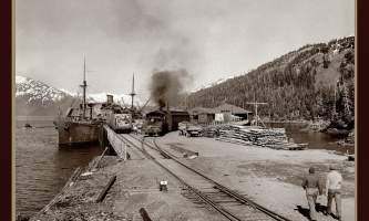 1943 Whittier 20x30 alaska whittier historic walking tour ted spencer wings over alaska