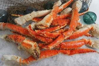 Steve Zernia Red King Crab Jumbo 10lb package alaska captain jacks seafood locker