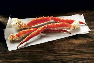Alaska food and drink AK Luggage Red King Crab Legs raw