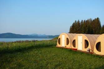 Alaska bear camp bear viewing bearcamp tents and bay great alaska bear camp