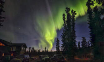 Avens Alaska Aurora at lodge