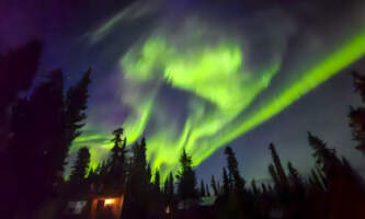 Avens Alaska Aurora cabins