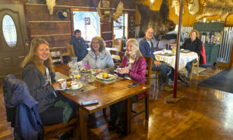 Avens Alaska Dining in the historic tavern
