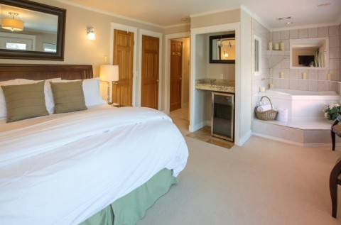 Each room offers something special, from a jacuzzi tub, view, or a full kitchen