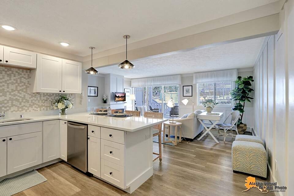 view of kitchen at gaylord guest suites