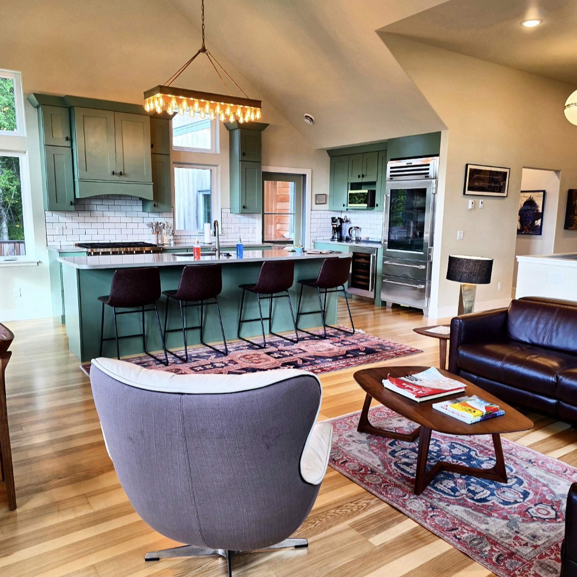 Kitchen of Sky View Home in Homer, Alaska