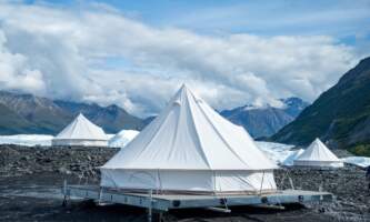 Mica guides glacier glamping 3