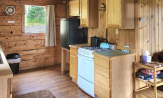 Mc Carthy Cabins Bluff Cabin Kitchenette