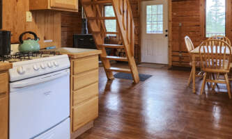Mc Carthy Cabins Bluff Cabin interior
