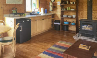 Mc Carthy Cabins Meadow Cabin Interior Kitchenette