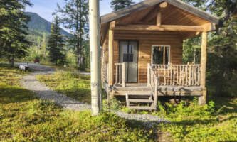 Mc Carthy Cabins Swift Creek Front View