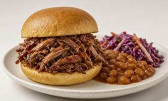 The Pilot Lodge pulled pork sarmie