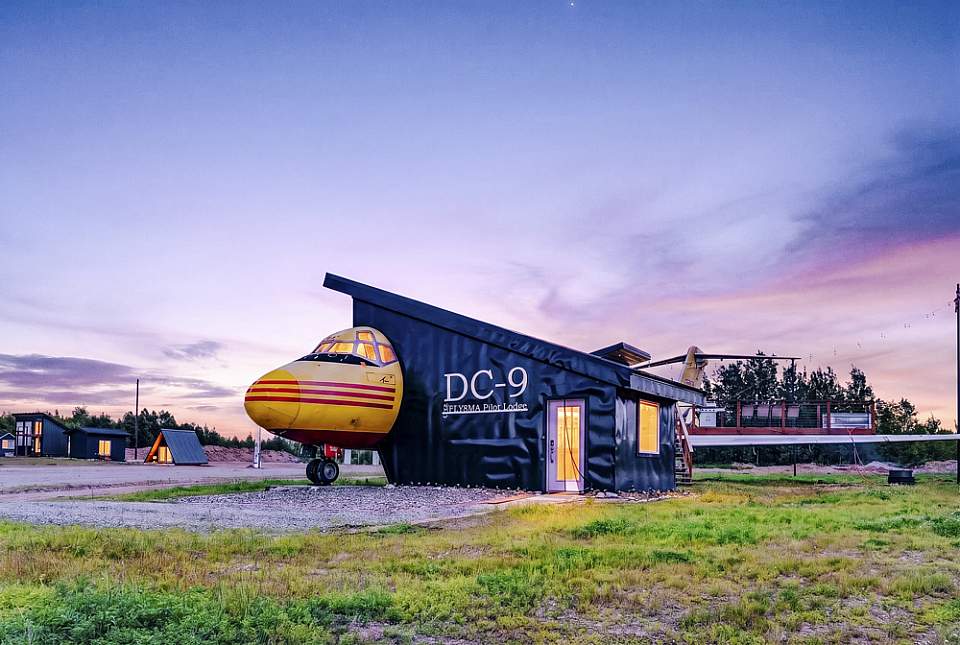 DC-9 Airplane at the Pilot Lodge