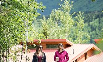 Property two women walking at Kenai kpl 12 alaska kenai princess wilderness lodge