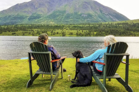 Rainy Pass Lodge Steve Perrins alaska relax peacefull lake mountain summer vacation rainy pass lodge