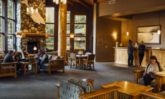 Seward Windsong Lodge Interior of Main Lobby