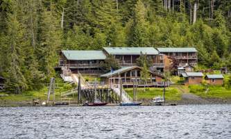 The lodge at whale pass Lodge from Bay Lucas Ryter