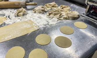 The lodge at whale pass Pasta being made Lucas Ryter