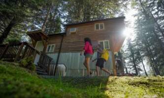 Glacier nalue campground Dyea Tiny Home