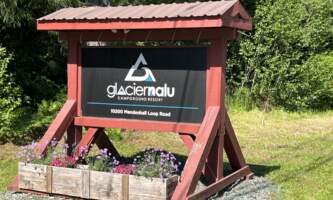 Glacier nalue campground Nalu Park Sign