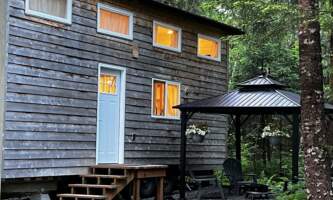 Glacier nalue campground Tenakee Tiny Home 1