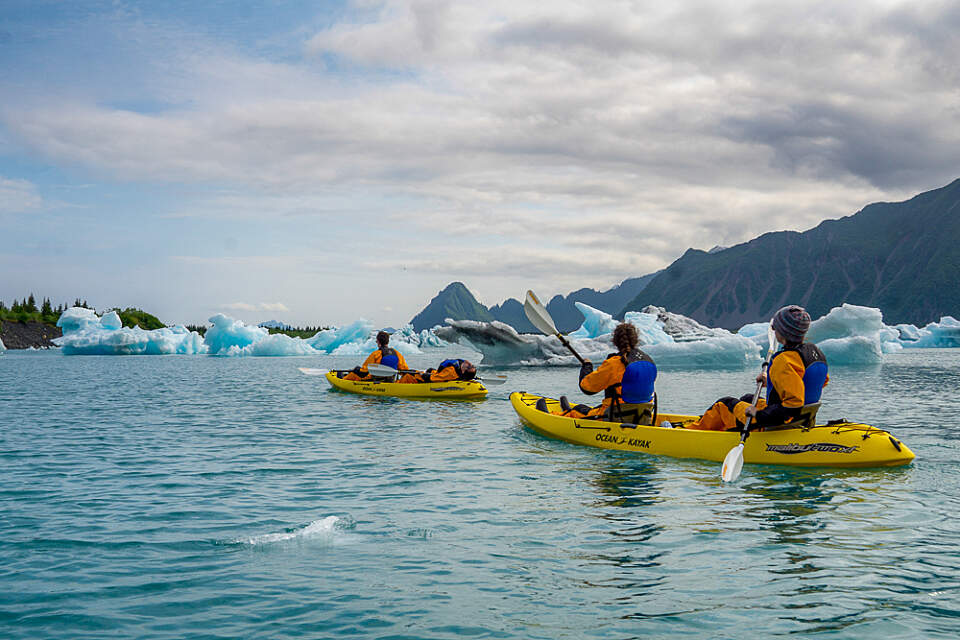 Liquid adventures bear glacier kayaking trip Bear Glacier Kayaking0011